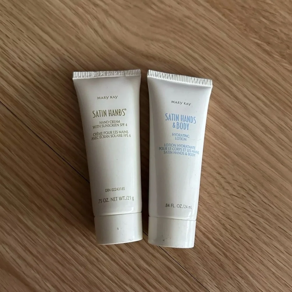 Mary Kay Satin Hands & Body (Hand Cream & Hydrating Lotion)